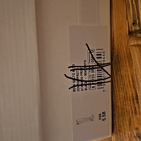 Schultz Mikki Black Over the Knee Stiletto Heel Leather Boots (Women) 5.5 - Picture 7 of 8